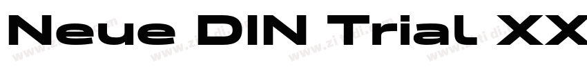 Neue DIN Trial XX W字体转换
